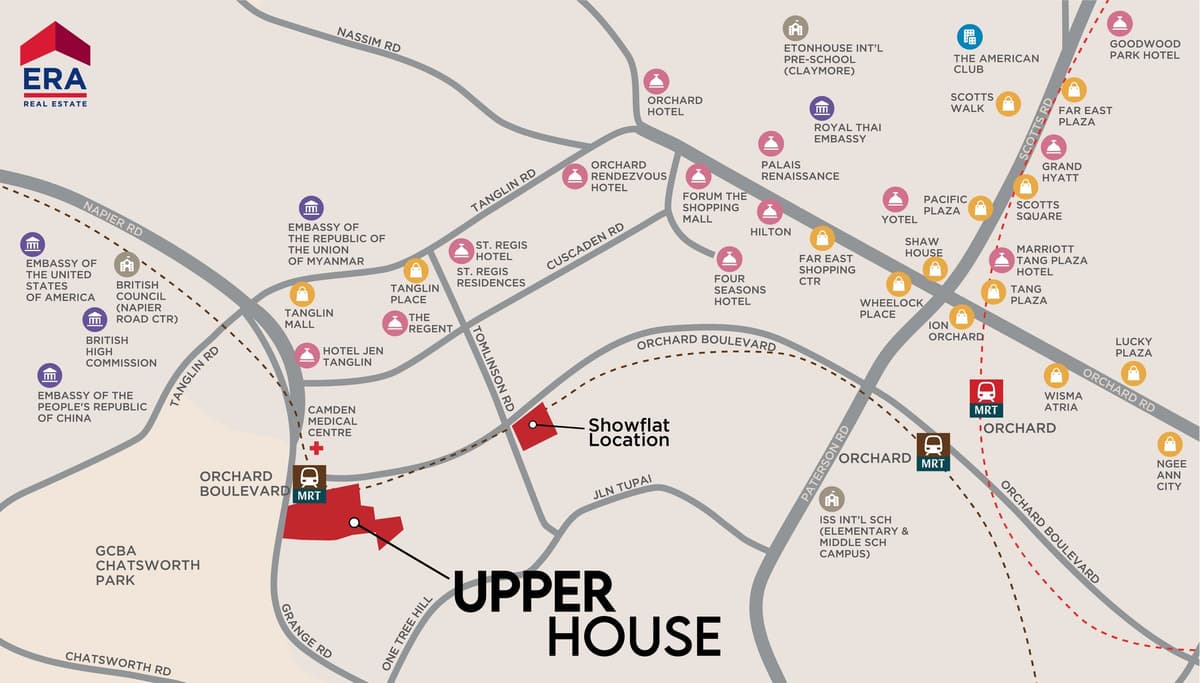 UPPERHOUSE Location Map